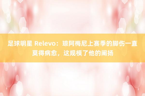 足球明星 Relevo：琼阿梅尼上赛季的脚伤一直莫得病愈，这规模了他的阐扬